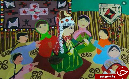 دو مقام بین المللی از آن نقاش نوجوان گلستانی