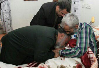 آخرین نفس ، آخرین بوسه و آخرین فیش حقوقی یک جانباز شهید گلستانی