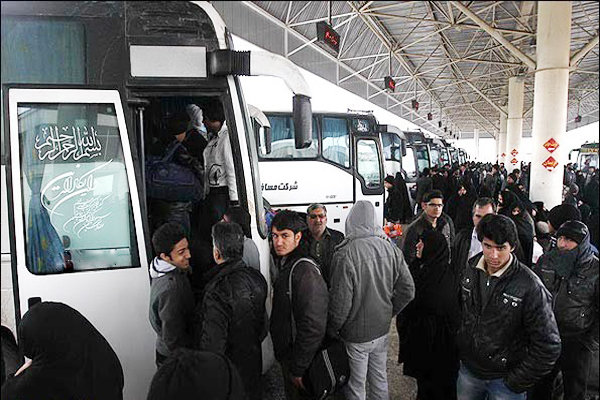 خدمات رسانی ۱۷۳۲ دستگاه ناوگان عمومی گلستان به مسافران نوروزی