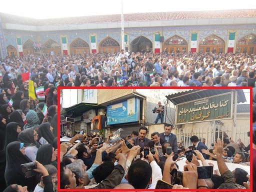 گزارش تصویری از حواشی سخنرانی محمود احمدی نژاد در گرگان