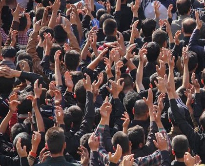 عکس/ عزاداری در جزیره آشوراده