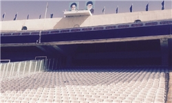 حاشیه دیدار ایران و کره‌جنوبی/ پرچم 650 متری حضرت ابوالفضل(ع) هم آماده شد/درهای ورزشگاه آزادی باز نشد!