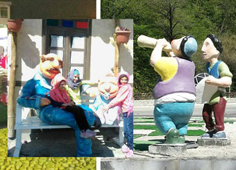 گزارش تصویری ازمبلمان شهری گرگان/جای میلمان ایثاروشهادت خالی