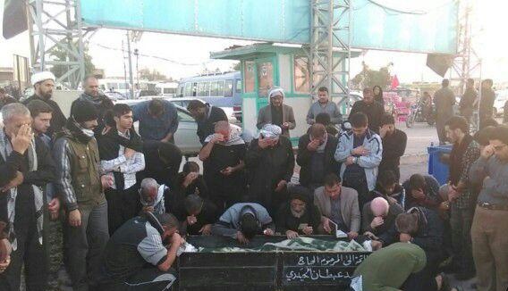 پیکر فرماندار سابق آزادشهر در وادی السلام شهر نجف دفن شد+عکس