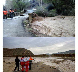 بازگشايي تمامي راههاي اصلي و روستايي در استانهاي سيل‌زده