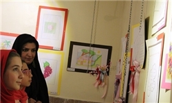 پرپایی نمایشگاه نقاشی توسط 2 دانش‌آموز دبستانی برای کمک به کودکان سرطانی