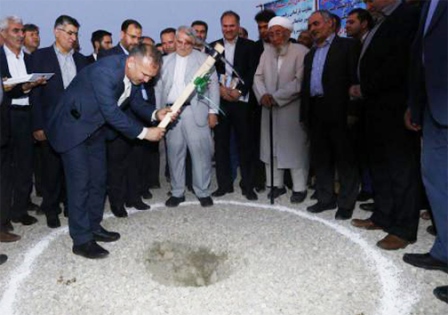 کلنگ زنی بیمارستان ۶۴ تختخوابی مراوه تپه گلستان 