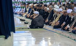 نماز عید قربان به امامت آیت‌الله امامی کاشانی اقامه شد
