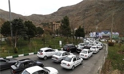 ترافیک نیمه سنگین در آزادراه‌های تهران ـ کرج و کرج ـ قزوین