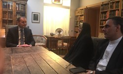 دیدار ابتکار با رئیس جمهور ایسلند