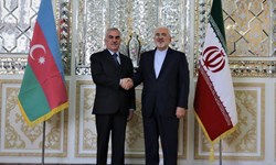 دیدار رئیس مجلس عالی جمهوری خودمختار نخجوان با ظریف