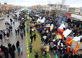 راهپیمایی ضد فتنه روز دوشنبه در آزادشهر برگزار می شود