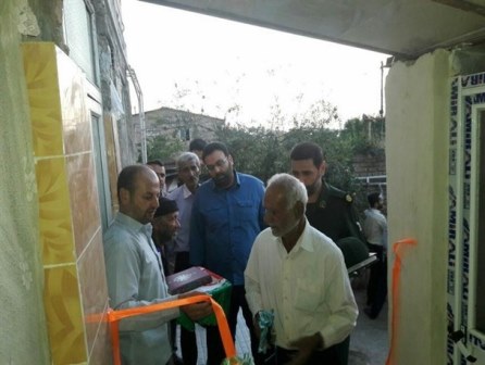  احداث سرویس بهداشتی و حمام برای خانواده ای نیازمند در روستای نامن