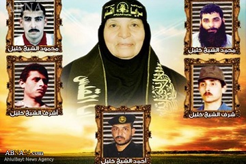 درگذشت   حاجیه «فاطمه یوسف جزار» (ام رضوان شیخ خلیل) ملقب به خنسا مادر و مادر بزرگ ۹ شهید + عکس