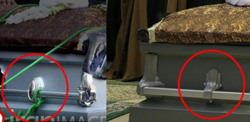 جزئیات ماجرای تفاوت تابوت آیتالله هاشمی در مراسم تشییع و خاکسپاری +عکس