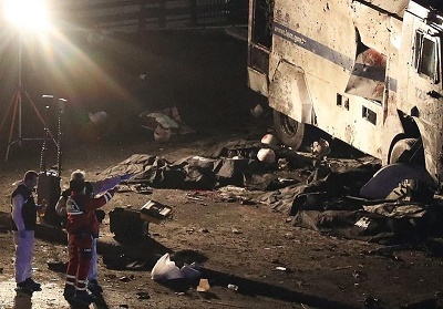 تصاویر تکاندهنده از کشتار نزدیک استادیوم