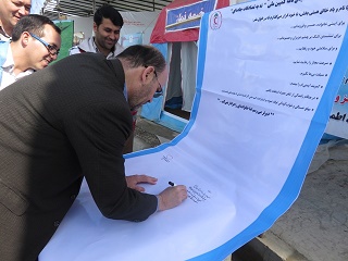 کمپین پیشگیری از تصادفات جاده ای در بندرترکمن+تصویر