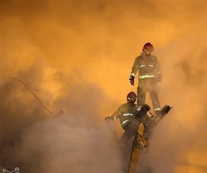 گزارش تصویری ازپایان تلخ پلاسکو ... 