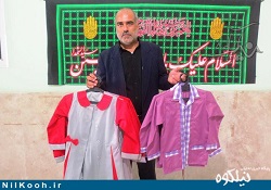 خیر مشهدی 250 دست لباس به دانش آموزان کم‌بضاعت گالیکش اهدا کرد + تصاویر 