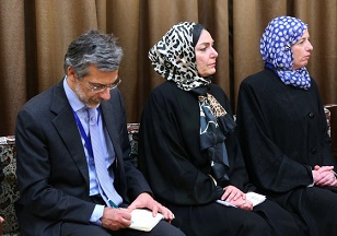 عکس: حجاب مقامات زن ایتالیایی در دیدار رهبر انقلاب 