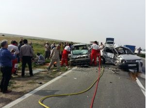 تصادف مرگبار  دربرخورد دو دستگاه خودروي پرايد در محور اينچه برون - آق قلا/ سه نفر كشته و سه نفر مصدوم/+اسامی جانباختگان و مصدومان