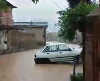 آب جاری در معابر نقی آباد + فیلم