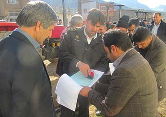 آغاز پلاک گذاری ادوات کشاورزی در شهرستان مینودشت + تصاویر