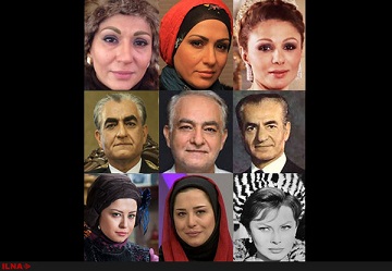 چهره‌های اصلی سریال معمای شاه قبل و بعد از گریم+ عکس 
