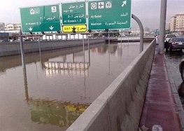 شهر جده عربستان زیر آب/ تصاویر 