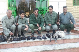 برخورد قاطع محیط زیست بندر و ترکمن با شکارچیان متخلف 