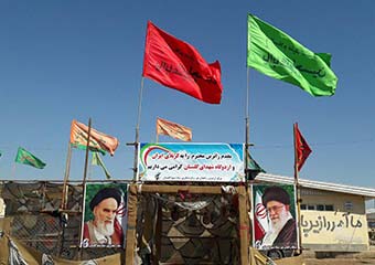 گزارش تصویری ازآماده سازی اردوگاه شهدای استان گلستان در خرمشهربه همت ستاد راهیان نور سپاه نینوا 