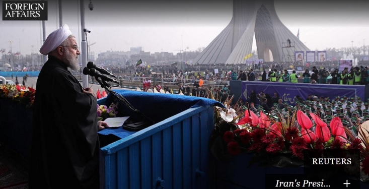 واشنگتن باید حسن روحانی را در انتخابات پیش رو تقویت کند/ فشارهای بیشتر به ایران باید به بعد از انتخابات موکول شود