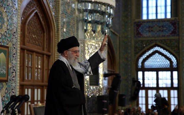 سخنرانی مهم رهبر معظم انقلاب در حرم مطهر رضوی