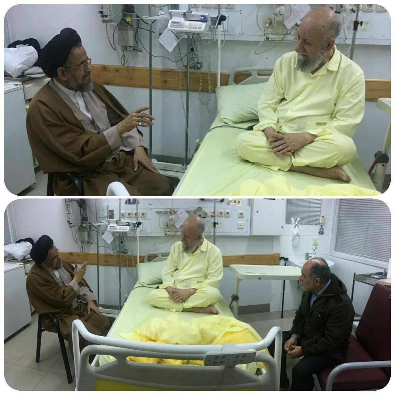 بستری شدن آیت الله نورمفیدی نماینده ولی فقیه گلستان در بیمارستان تهران