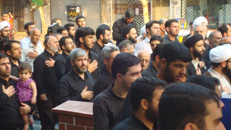 عدالت خواهان گلستان،گزارش تصویری ،گرگان ،حوزه امام صادق ع ،مراسم آیین عزاداری ،دسته روی ،شهادت امام جعفر صادق (ع)