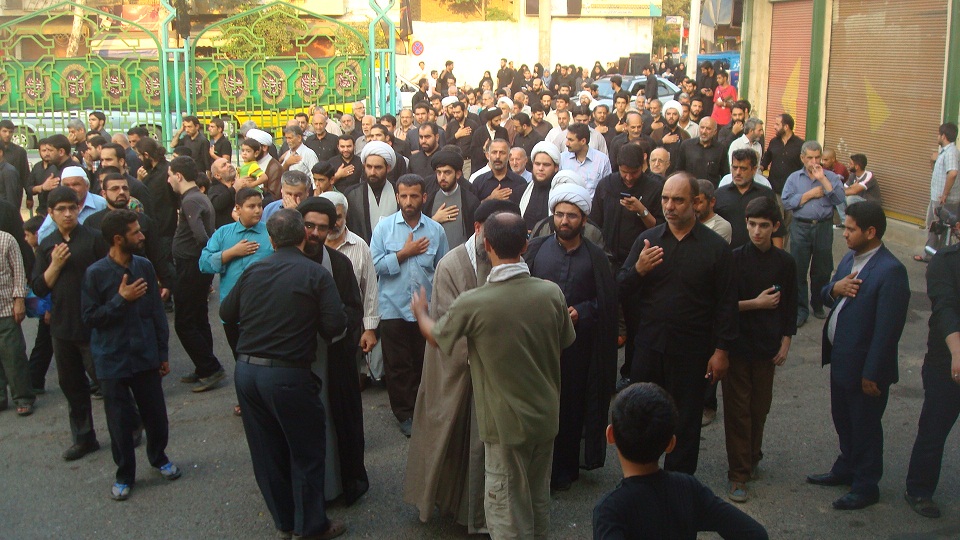 عدالت خواهان گلستان،گزارش تصویری ،گرگان ،حوزه امام صادق ع ،مراسم آیین عزاداری ،دسته روی ،شهادت امام جعفر صادق (ع)