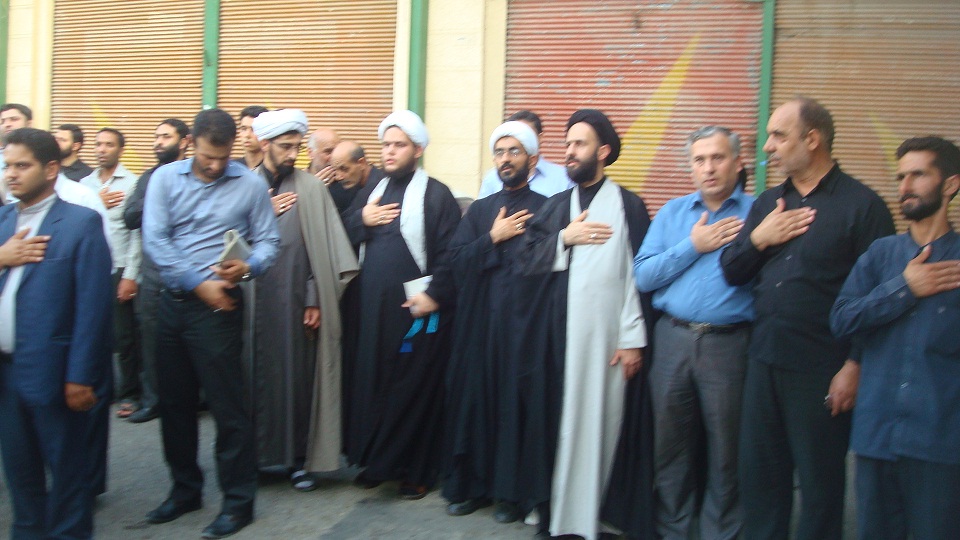 عدالت خواهان گلستان،گزارش تصویری ،گرگان ،حوزه امام صادق ع ،مراسم آیین عزاداری ،دسته روی ،شهادت امام جعفر صادق (ع)