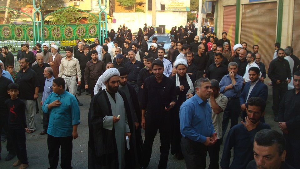 عدالت خواهان گلستان،گزارش تصویری ،گرگان ،حوزه امام صادق ع ،مراسم آیین عزاداری ،دسته روی ،شهادت امام جعفر صادق (ع)