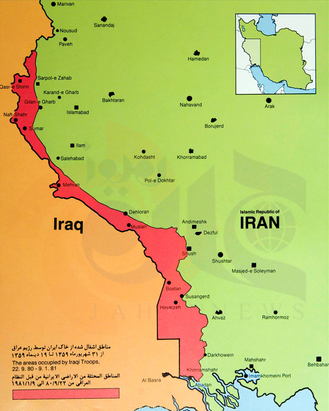edalatgolestan.ir ،عدالت خواهان گلستان،نقشه ،های ،مناطق مرزی جنوبی و غربی ،اشغال ،تجاوز ،عراق