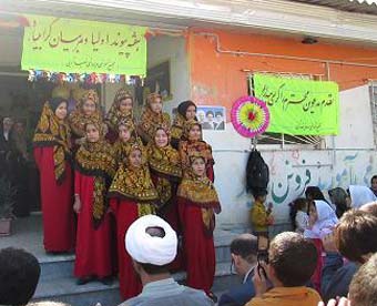 مراسم هفته پیوند اولیا و مربیان در بندرترکمن برگزار شد + تصاویر