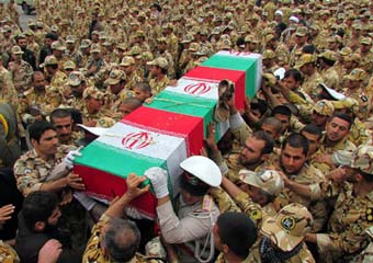 فیلم/ تشییع و خاکسپاری شهید گمنام در لشکر 30 پیاده گرگان