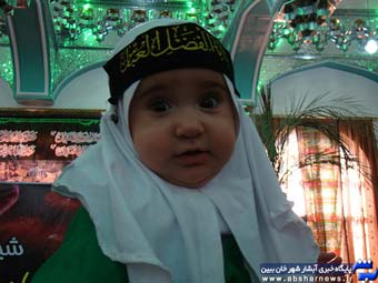 تصاویر/ برگزاری همایش شیرخوارگان حسینی در خان ببین