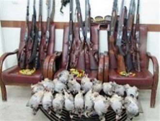 دستگیری پنج گروه از شکارچیان غیرمجاز پرندگان در بندرترکمن