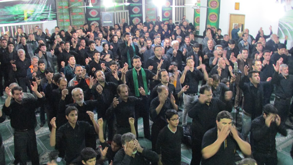 فیلم و عکس/عزاداری شب عاشورای مردم لیوان درحضور متکی