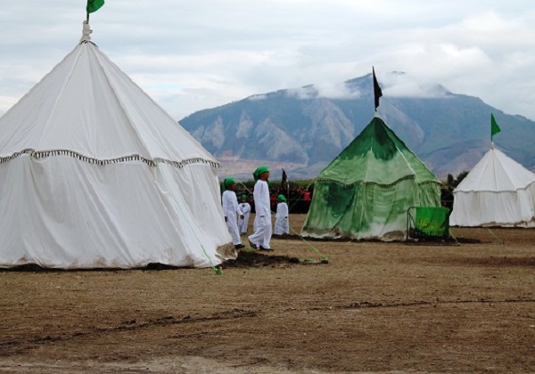 برای اولین بارخیمههای دشت کربلا در گالیکش نسوخت !!؟؟