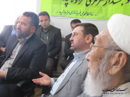 آئین تودیع و معارفه معاون فرماندار و بخشدار مراوه تپه + تصاویر