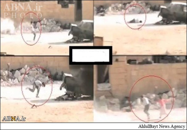 نجات فداکارانه دختربچه توسط کودک سوری +تصاویر