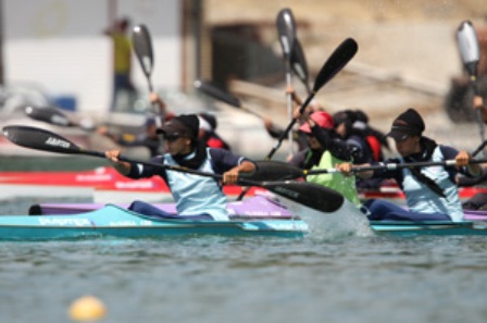 جای شادی سرخیل در رقابت های قایقرانی خالی