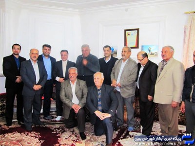 عیادت مسؤلین استان گلستان از جهان پهلوان رضا سوخته سرایی