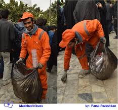 600 رفتگر ان شریف و زحمتکش شهراری گرگان دو ماه است که حقوق نگرفته اند